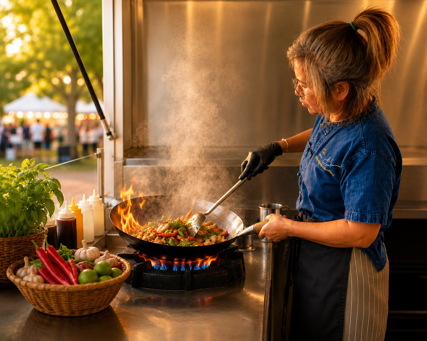 Chang Tong Thai Streetfood – frische Zubereitung im Wok