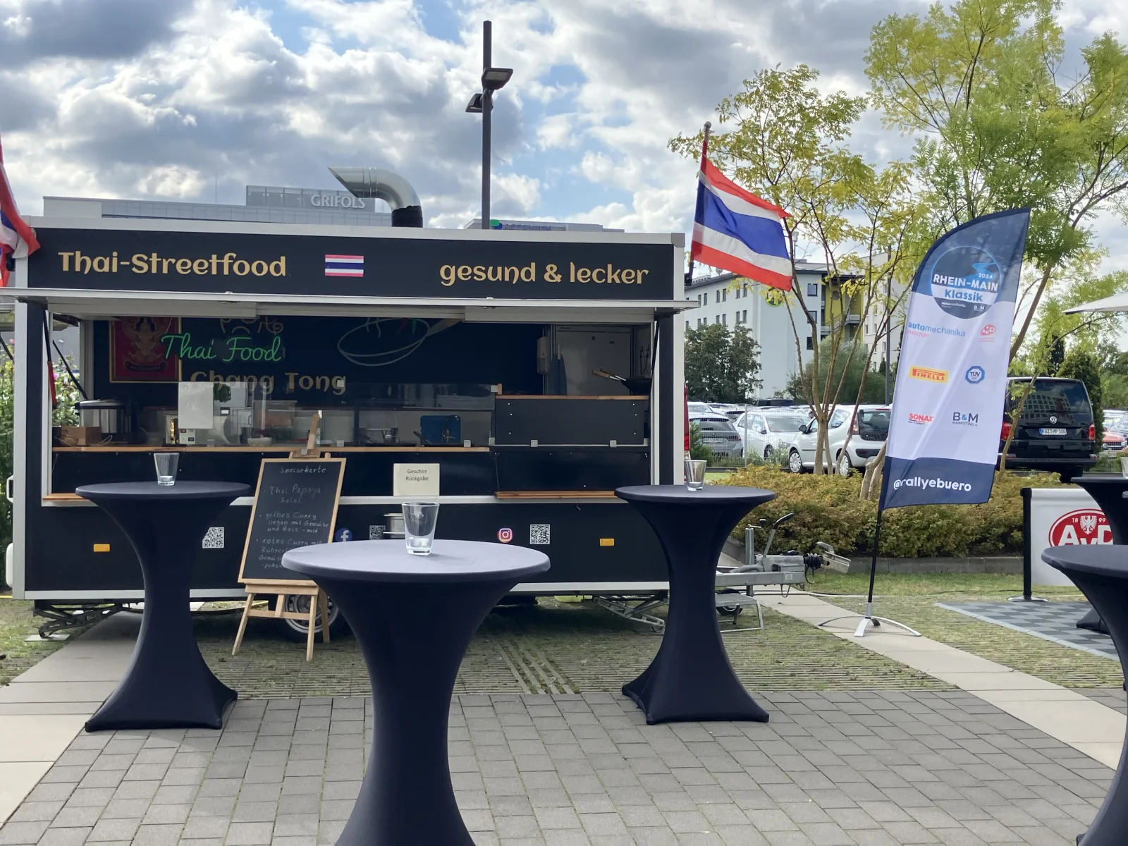Chang Tong Foodtruck für eine Veranstaltung aufgebaut